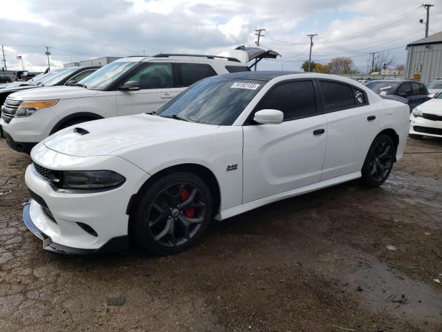 2C3CDXCT8KH575286 - 2019 DODGE CHARGER R/T WHITE photo 1