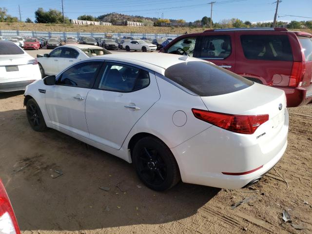 KNAGM4A76D5307698 - 2013 KIA OPTIMA LX WHITE photo 2