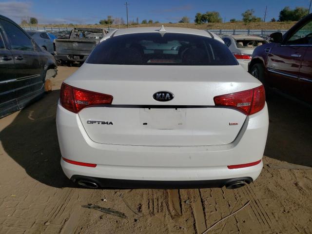 KNAGM4A76D5307698 - 2013 KIA OPTIMA LX WHITE photo 6