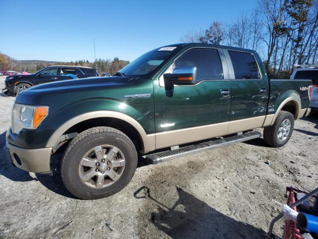 1FTFW1ET0DKD76564 - 2013 FORD F150 SUPERCREW GREEN photo 1