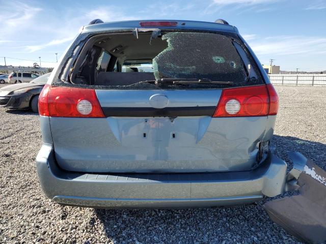 5TDZK23C87S034908 - 2007 TOYOTA SIENNA CE BLUE photo 6