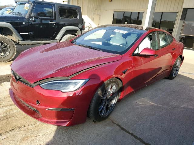 5YJSA1E60PF513768 - 2023 TESLA MODEL S Կարմիր լուսանկար 1
