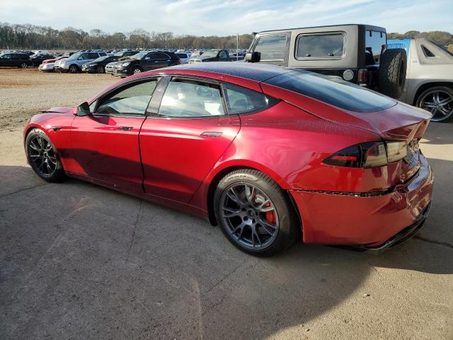 5YJSA1E60PF513768 - 2023 TESLA MODEL S Կարմիր լուսանկար 2