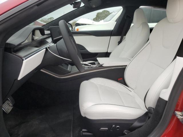 5YJSA1E60PF513768 - 2023 TESLA MODEL S Կարմիր լուսանկար 7
