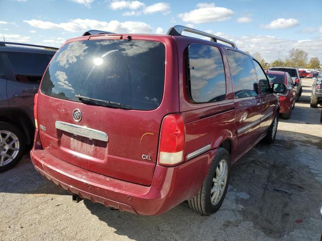 5GADV33L45D222004 - 2005 BUICK TERRAZA CXL MAROON photo 3