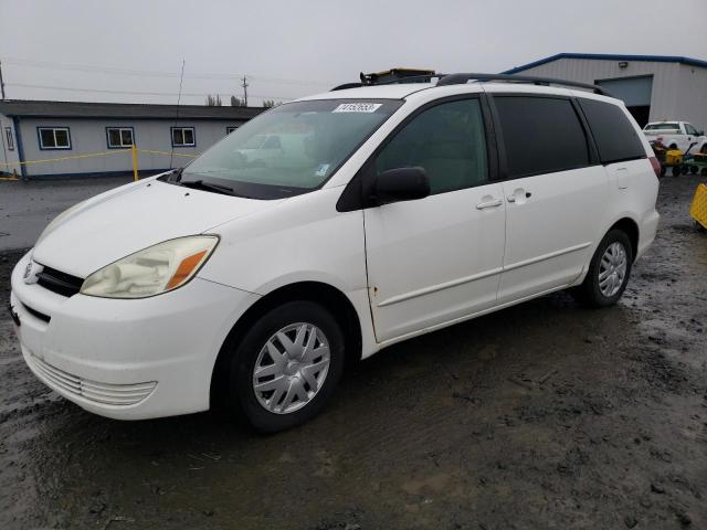 5TDZA23C54S125911 - 2004 TOYOTA SIENNA CE WHITE photo 1