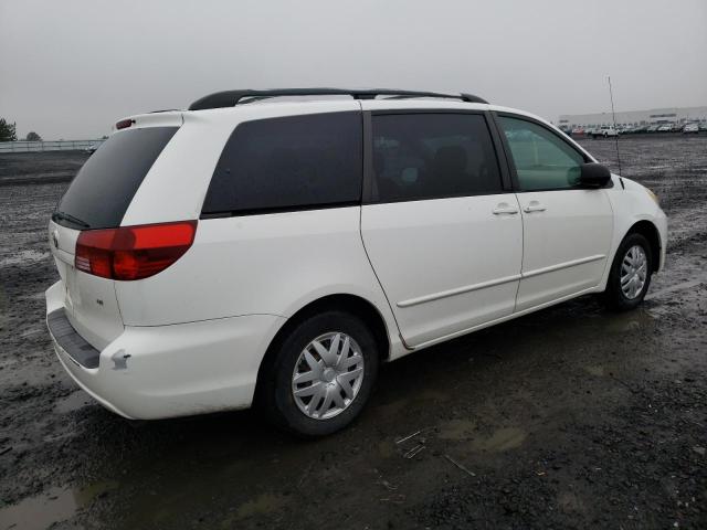 5TDZA23C54S125911 - 2004 TOYOTA SIENNA CE WHITE photo 3