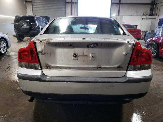 YV1RS61N112003679 - 2001 VOLVO S60 SILVER photo 6