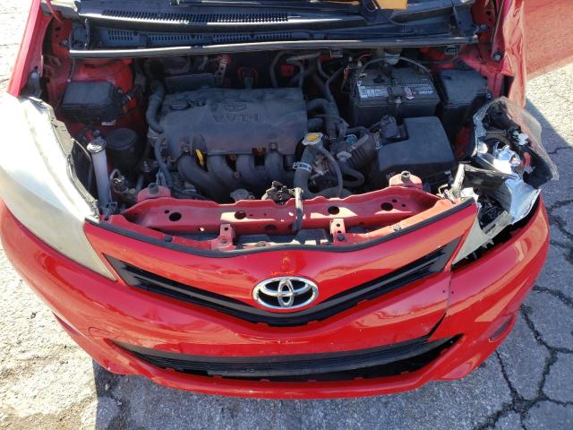 JTDJTUD31DD565668 - 2013 TOYOTA YARIS RED photo 11