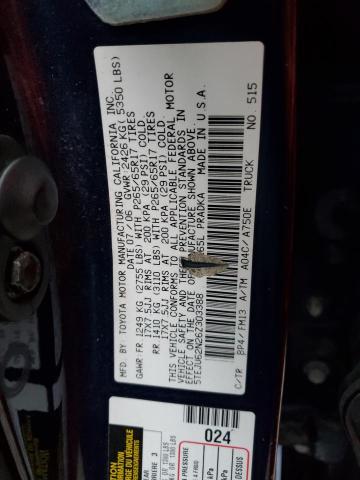 5TEJU62N26Z303388 - 2006 TOYOTA TACOMA DOUBLE CAB PRERUNNER BLUE photo 12