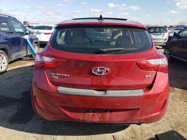 KMHD35LH2HU363701 - 2017 HYUNDAI ELANTRA GT RED photo 6