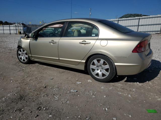 1HGFA16507L010389 - 2007 HONDA CIVIC LX GOLD photo 2