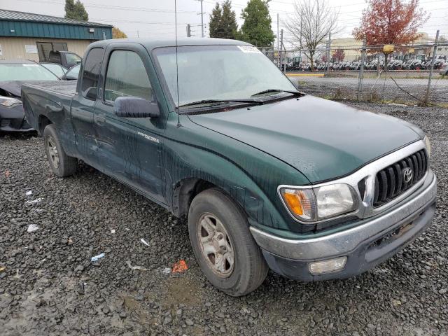 5TEVL52N41Z828962 - 2001 TOYOTA TACOMA XTRACAB GREEN photo 4