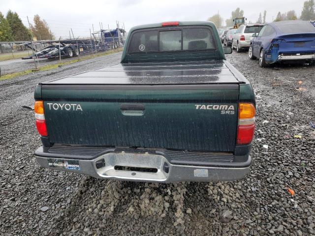 5TEVL52N41Z828962 - 2001 TOYOTA TACOMA XTRACAB GREEN photo 6