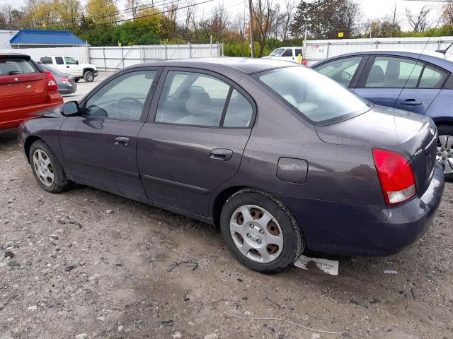 KMHDN45D43U602916 - 2003 HYUNDAI ELANTRA GLS PURPLE photo 2