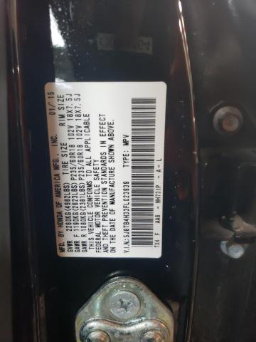 5J8TB4H33FL023939 - 2015 ACURA RDX BLACK photo 12