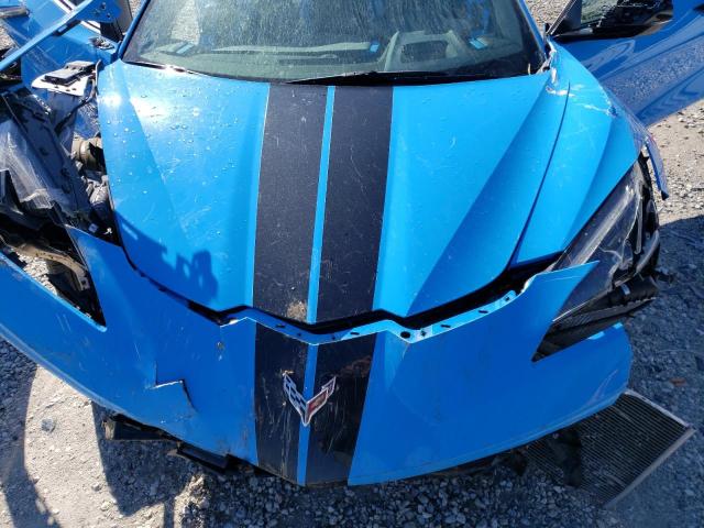 1G1Y83D49L5113729 - 2020 CHEVROLET CORVETTE STINGRAY 3LT BLUE photo 11