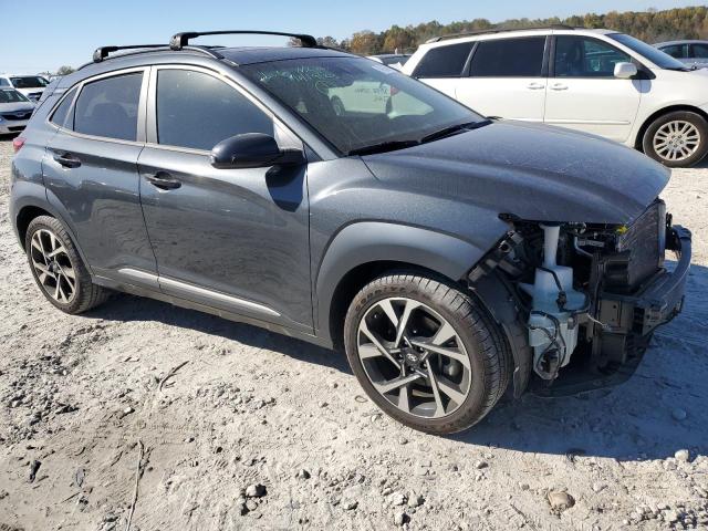 KM8K53A37NU821273 - 2022 HYUNDAI KONA LIMITED GRAY photo 4