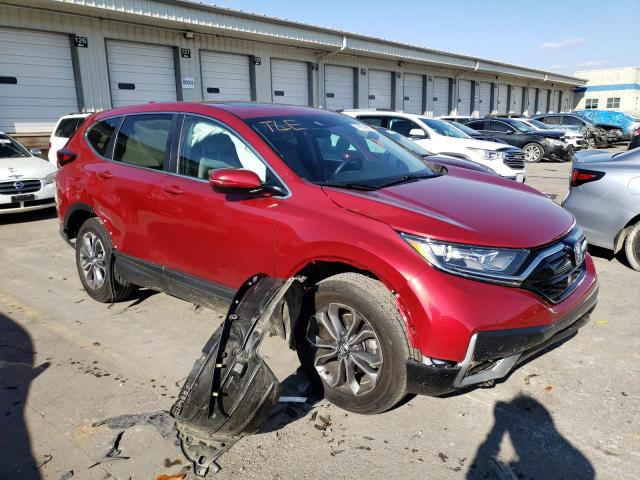 5J6RW2H56NA013252 - 2022 HONDA CR-V EX BURGUNDY photo 4