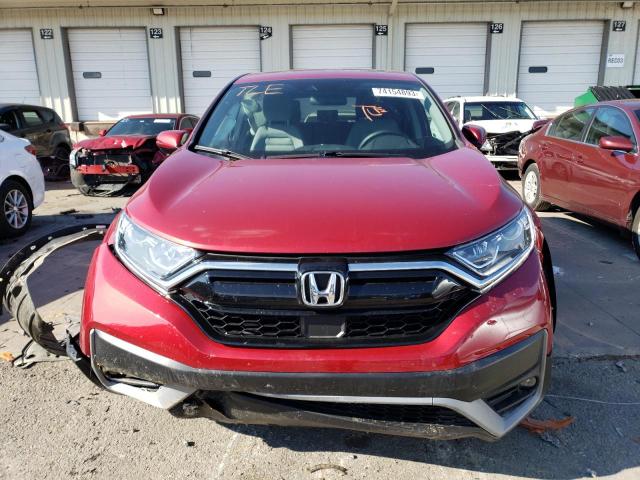 5J6RW2H56NA013252 - 2022 HONDA CR-V EX BURGUNDY photo 5