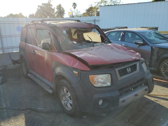 5J6YH27696L019195 - 2006 HONDA ELEMENT EX RED photo 4