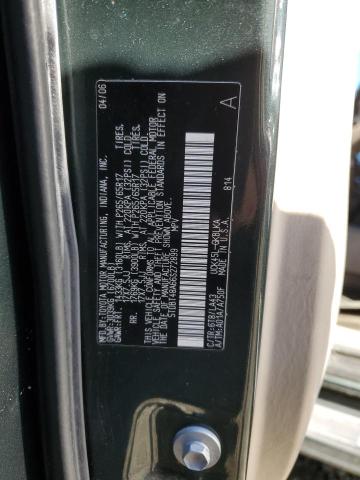 5TDBT48A66S272899 - 2006 TOYOTA SEQUOIA LIMITED GREEN photo 14