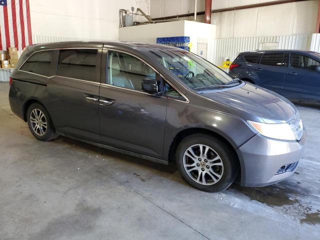 5FNRL5H61CB086977 - 2012 HONDA ODYSSEY EXL GRAY photo 4