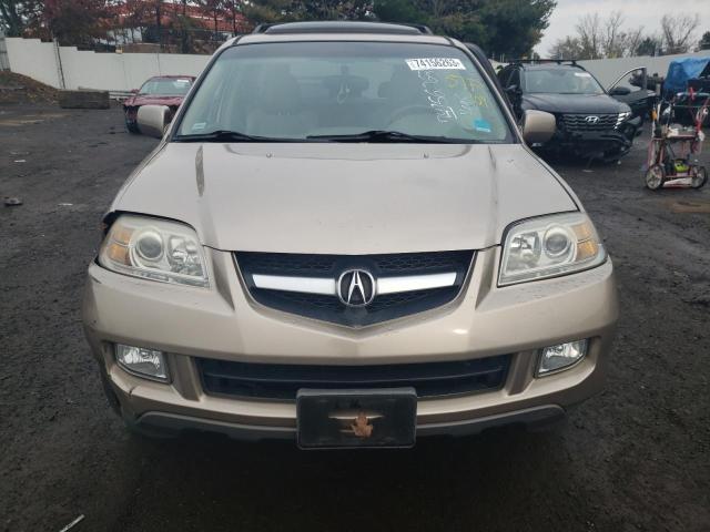 2HNYD18884H522152 - 2004 ACURA MDX TOURING GOLD photo 5