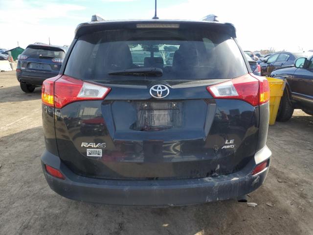 2T3BFREVXEW218577 - 2014 TOYOTA RAV4 LE BLACK photo 6