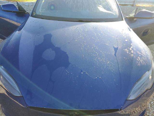 5YJSA1E40LF389106 - 2020 TESLA MODEL S BLUE photo 12