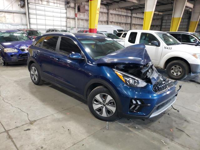 KNDCB3LC1M5470058 - 2021 KIA NIRO LX BLUE photo 4