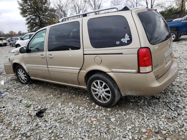 5GADV33L05D228981 - 2005 BUICK TERRAZA CXL TAN photo 2