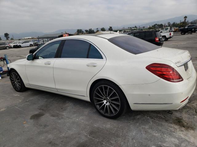 WDDUG8CB8EA057949 - 2014 MERCEDES-BENZ S 550 WHITE photo 2