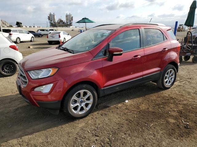 MAJ3P1TE7JC220344 - 2018 FORD ECOSPORT SE BURGUNDY photo 1
