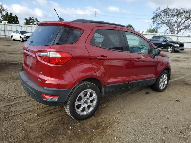 MAJ3P1TE7JC220344 - 2018 FORD ECOSPORT SE BURGUNDY photo 3