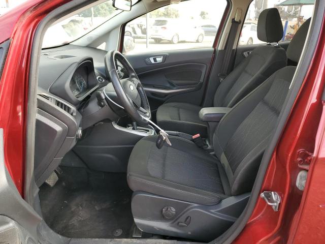 MAJ3P1TE7JC220344 - 2018 FORD ECOSPORT SE BURGUNDY photo 7