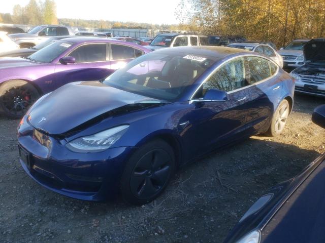 5YJ3E1EB6KF387835 - 2019 TESLA MODEL 3 BLUE photo 1