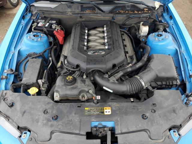 1ZVBP8CF3B5124401 - 2011 FORD MUSTANG GT BLUE photo 11