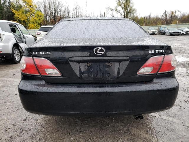 JTHBA30G245024232 - 2004 LEXUS ES 330 BLACK photo 6