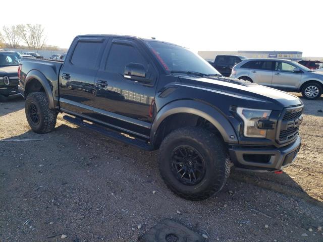 1FTFW1RG0HFC35666 - 2017 FORD F150 RAPTOR BLACK photo 4