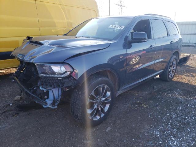 1C4RDJDG0LC302352 - 2020 DODGE DURANGO GT BLUE photo 1