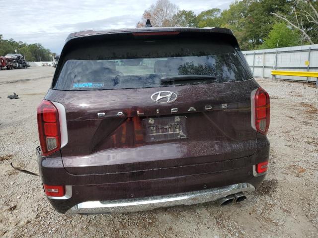 KM8R54HE7LU079322 - 2020 HYUNDAI PALISADE LIMITED MAROON photo 6