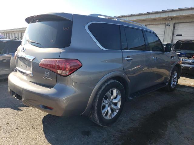 JN8AZ2ND8E9750397 - 2014 INFINITI QX80 GRAY photo 3