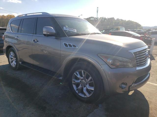 JN8AZ2ND8E9750397 - 2014 INFINITI QX80 GRAY photo 4