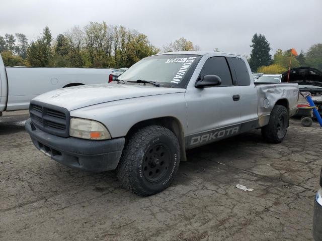 1B7GL32XX2S550654 - 2002 DODGE DAKOTA SPORT SILVER photo 1