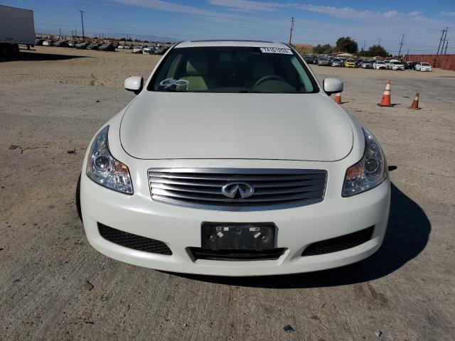 JNKBV61E07M702327 - 2007 INFINITI G35 WHITE photo 5