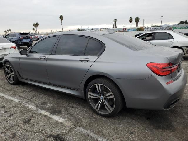 WBA7F0C56JGM24115 - 2018 BMW 750 I GRAY photo 2