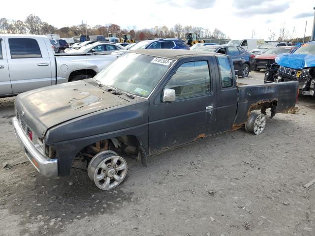 1N6SD16S0VC377572 - 1997 NISSAN TRUCK KING CAB SE BLACK photo 1