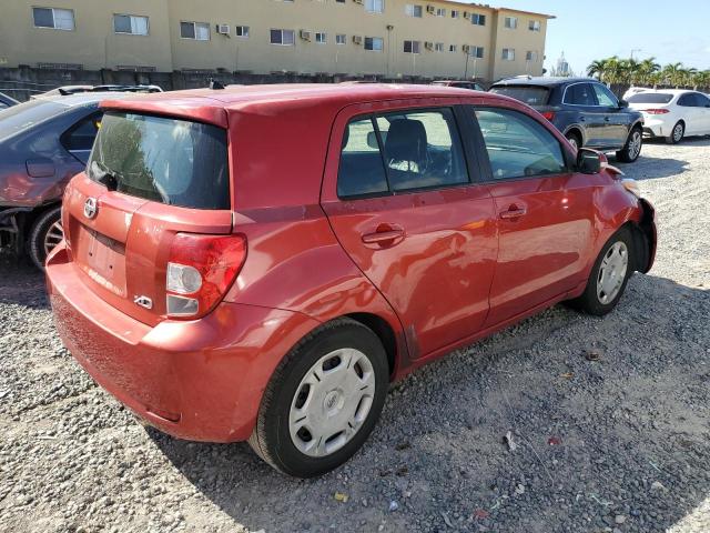 JTKKU10498J009039 - 2008 TOYOTA SCION XD RED photo 3