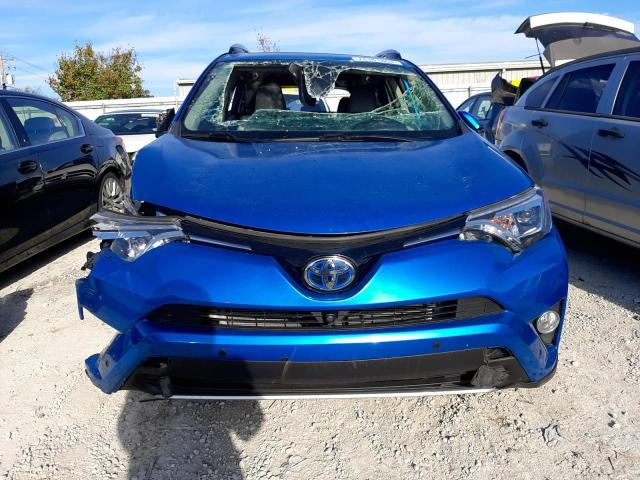 JTMDJREV9GD053578 - 2016 TOYOTA RAV4 HV LIMITED BLUE photo 5